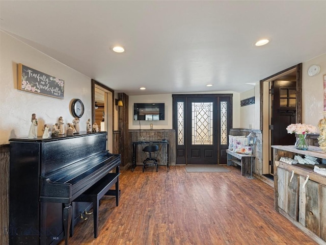 193 Tobe Rd, Ennis, MT 59729 - entryway featuring wood finished floors and recessed lighting