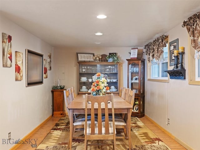 193 Tobe Rd, Ennis, MT 59729 - dining area featuring light wood-style floors and recessed lighting