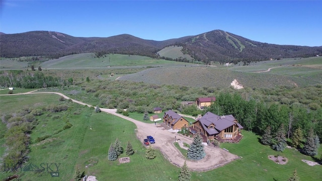 155 Moose Run, Polaris, MT 59746 - view of property location featuring rural landscape and a mountain backdrop