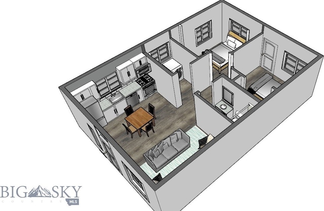 411 Brookline St Unit B, Livingston, MT 59047 - room layout