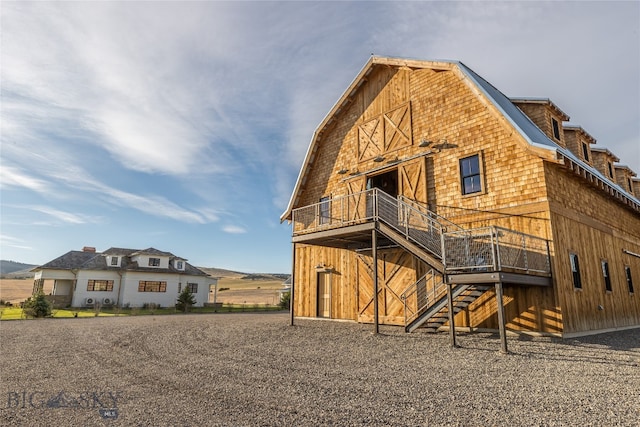 view of rear view of property