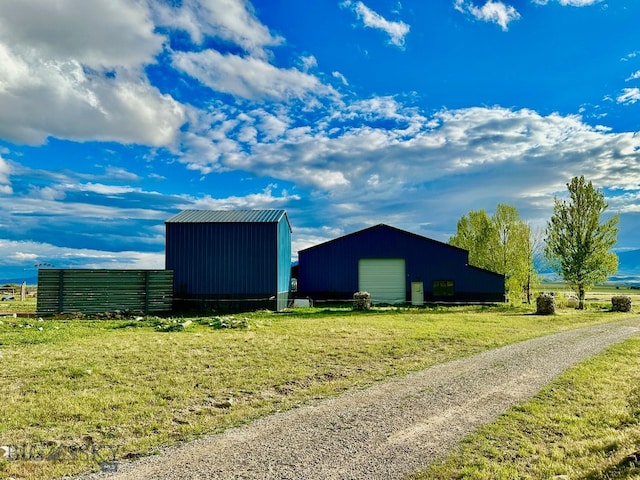 exterior space featuring a yard