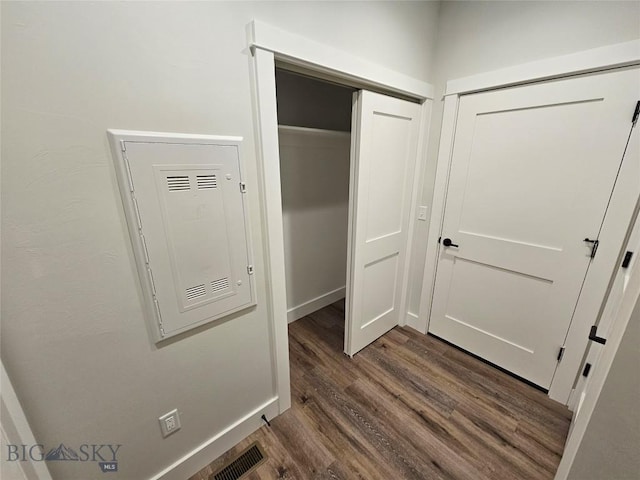 closet featuring visible vents