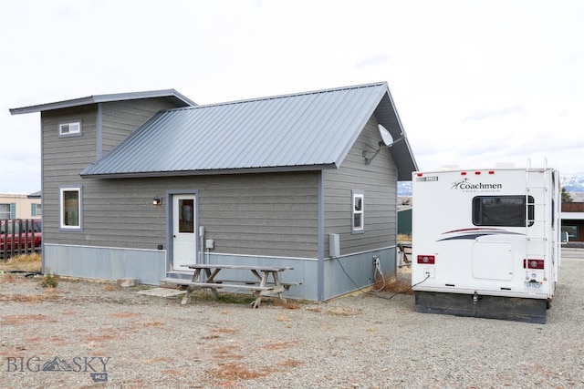 view of back of property