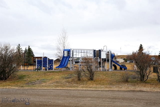 view of jungle gym