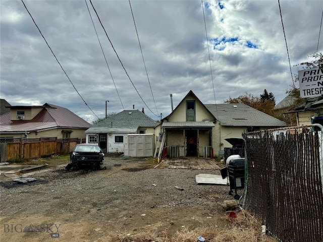 view of rear view of house