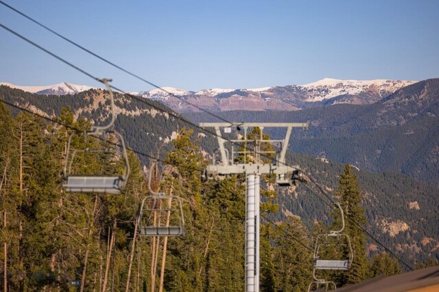 117 Martingale Frk Unit 6, Big Sky, MT 59716 - view of mountain background with a heavily wooded area