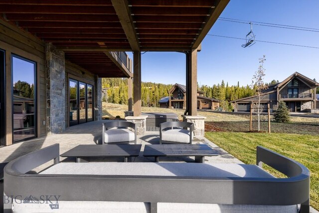 117 Martingale Frk Unit 6, Big Sky, MT 59716 - view of patio