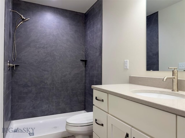 206 Otis Ave, Ennis, MT 59729 - full bathroom featuring vanity and tiled shower