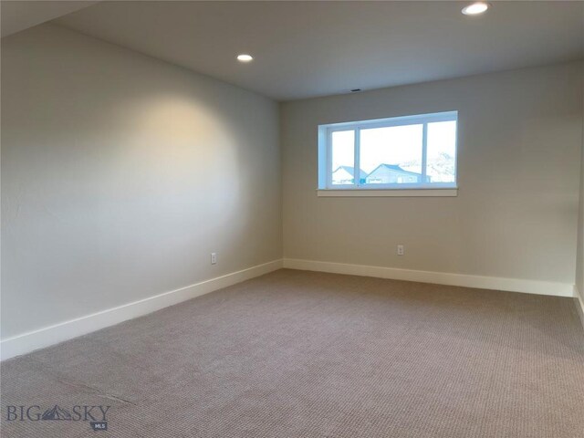 206 Otis Ave, Ennis, MT 59729 - carpeted spare room with recessed lighting
