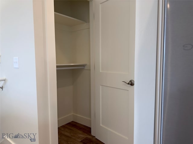 view of closet