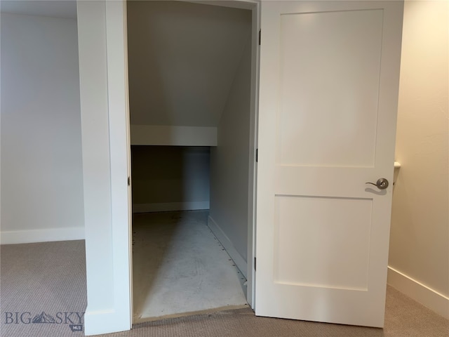 view of closet