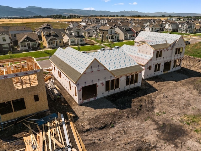 1514 Cambridge Dr, Bozeman, MT 59715 - aerial perspective of suburban area with a mountain backdrop