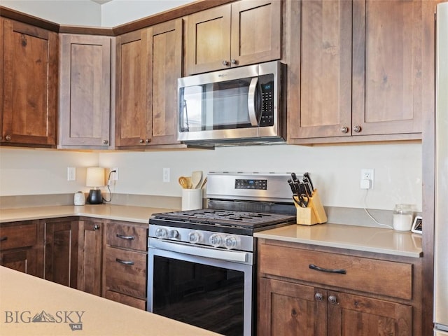 kitchen featuring appliances with stainless steel finishes