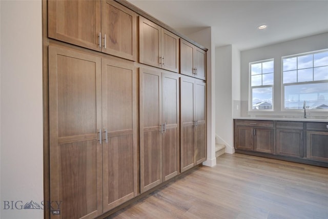 interior space with sink