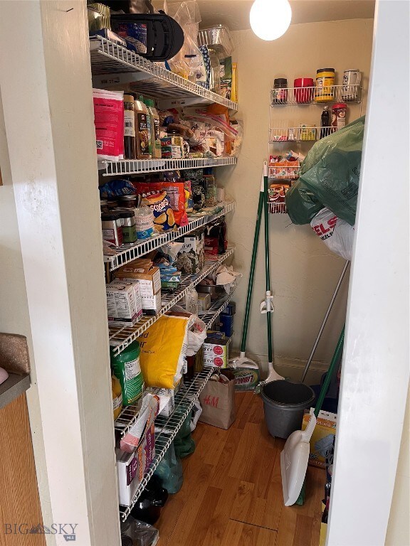 view of pantry