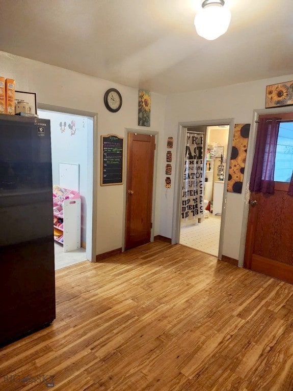 interior space featuring light hardwood / wood-style floors