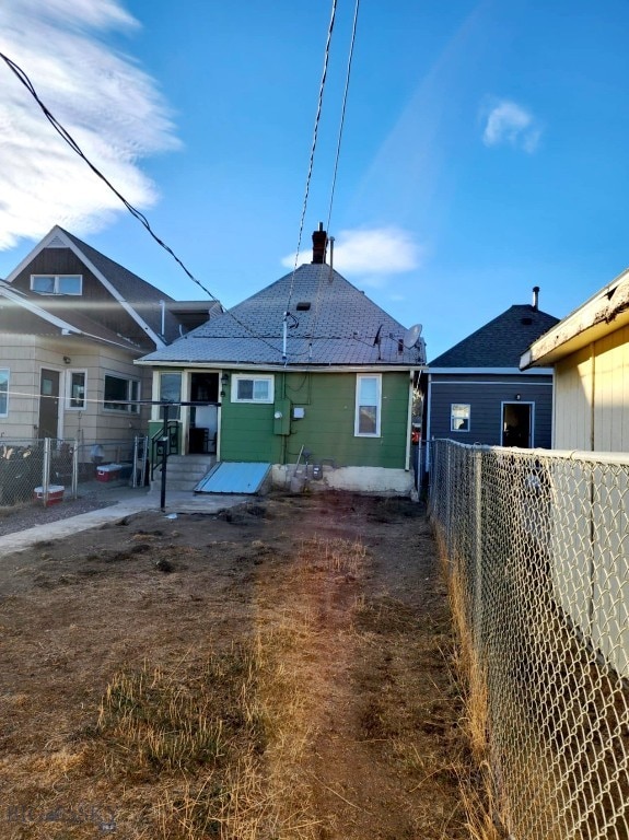 view of rear view of property