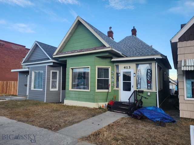 view of bungalow-style house