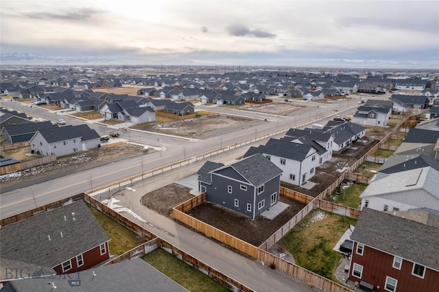 birds eye view of property featuring a residential view