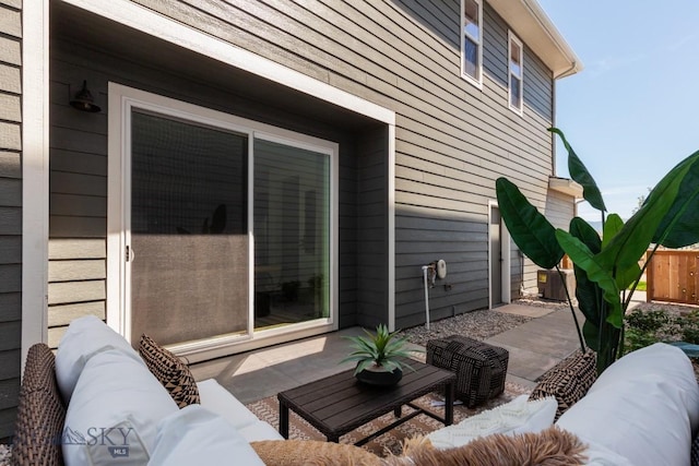 view of patio / terrace featuring outdoor lounge area