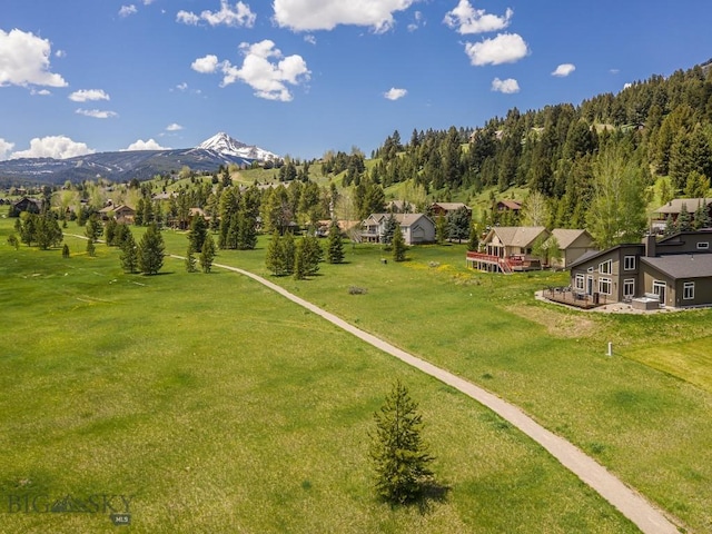 1880 Little Coyote, Big Sky, MT 59716 - drone / aerial view of a mountainous background