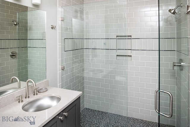 13 Middle Rider, Big Sky, MT 59716 - bathroom with a stall shower and vanity