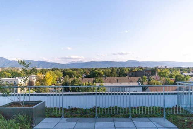 515 W Aspen St Unit 317, Bozeman, MT 59715 - exterior space with fence and a mountain view