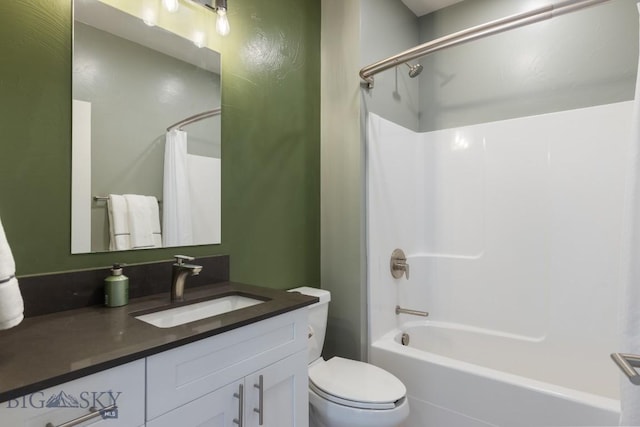 2221F Willow Unit 104, Livingston, MT 59047 - full bathroom with shower / bathtub combination with curtain, toilet, and vanity