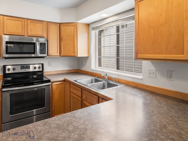 kitchen featuring sink and stainless steel appliances