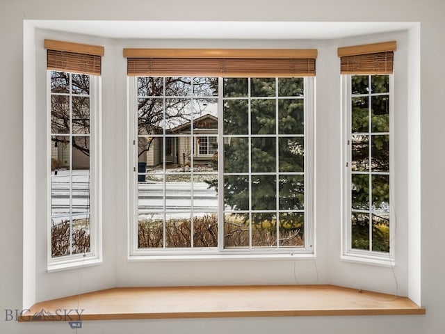 view of doorway to outside