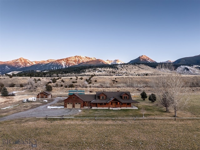 view of mountain feature