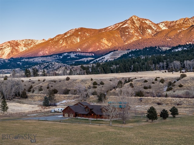 view of mountain feature