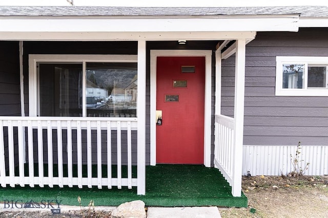 view of property entrance