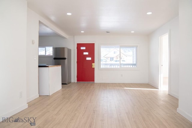 entryway featuring light hardwood / wood-style floors