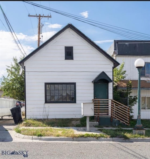 view of bungalow-style house