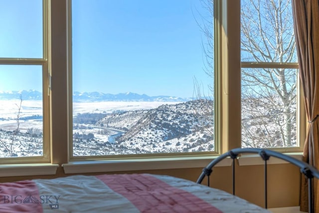 1061 Lookabout Ln, Manhattan, MT 59741 - bedroom featuring a mountain view