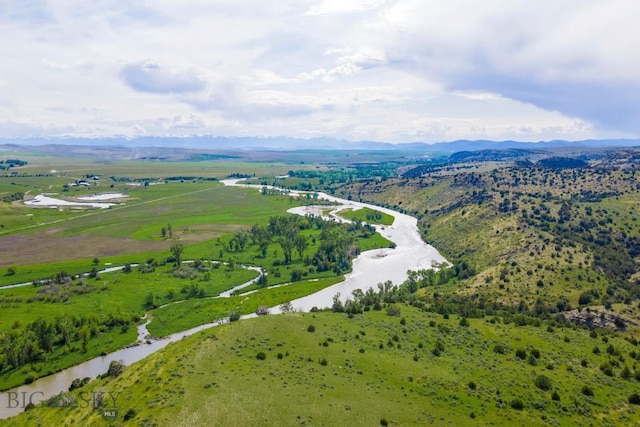 1061 Lookabout Ln, Manhattan, MT 59741 - aerial view of sparsely populated area featuring a water and mountain view