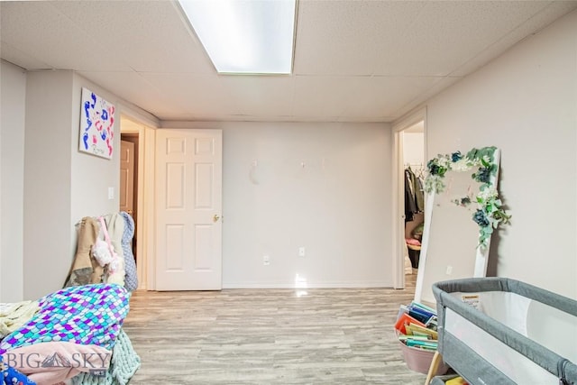 interior space featuring light wood-type flooring