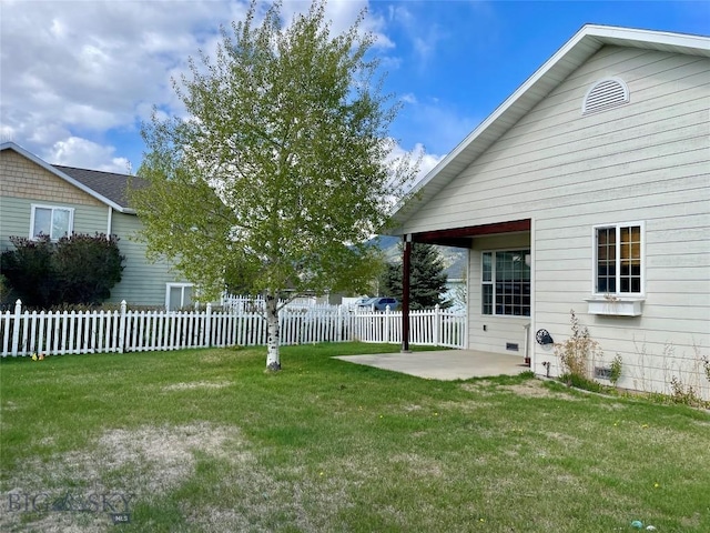 129 Red Mtn, Butte, MT 59701 - view of yard with a patio