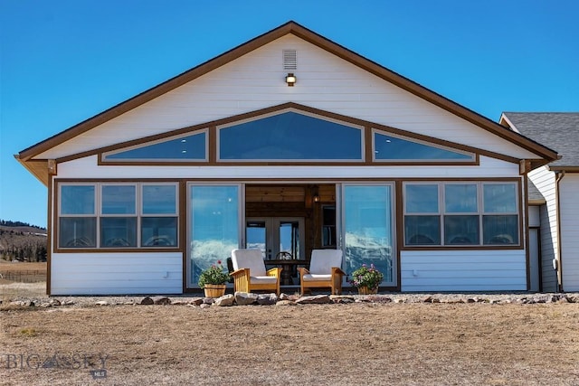 view of rear view of house