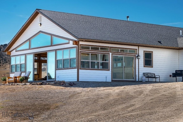 view of rear view of property