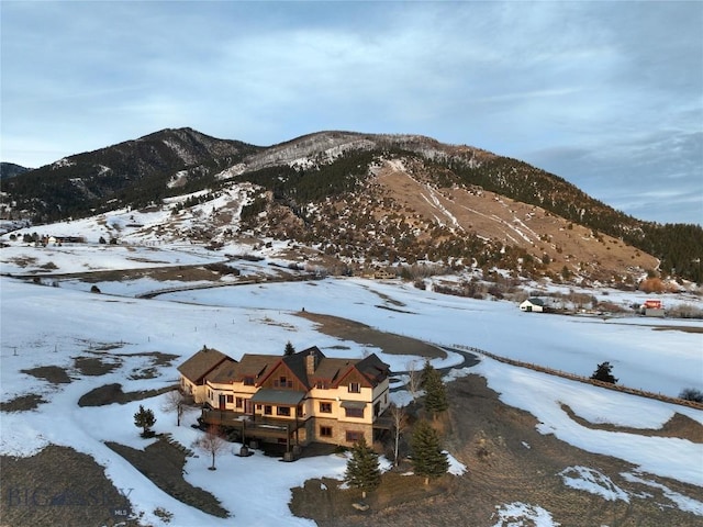 view of mountain feature