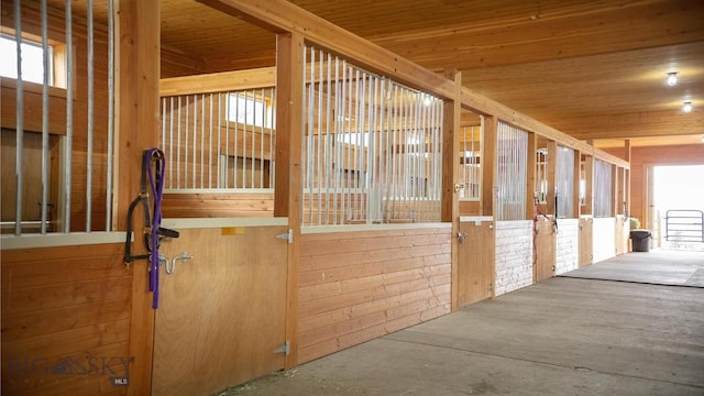 view of stable