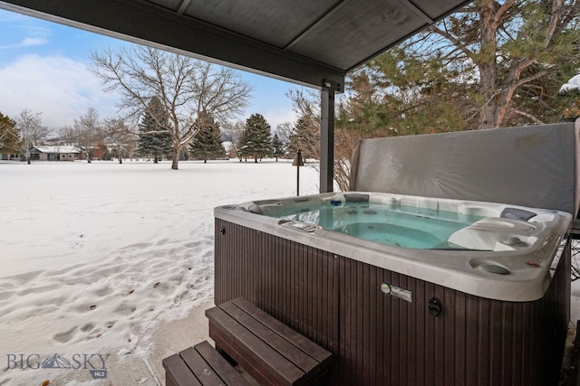 9 Park Plaza Rd, Bozeman, MT 59715 - wooden terrace with a hot tub