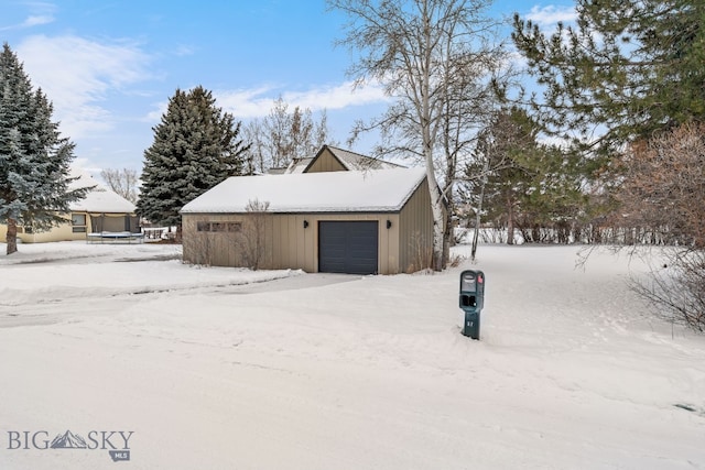 9 Park Plaza Rd, Bozeman, MT 59715 - snow covered structure with an outdoor structure