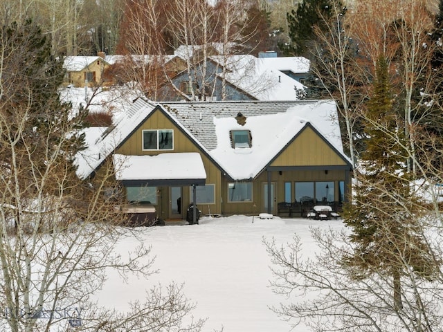 9 Park Plaza Rd, Bozeman, MT 59715 - view of snow covered house