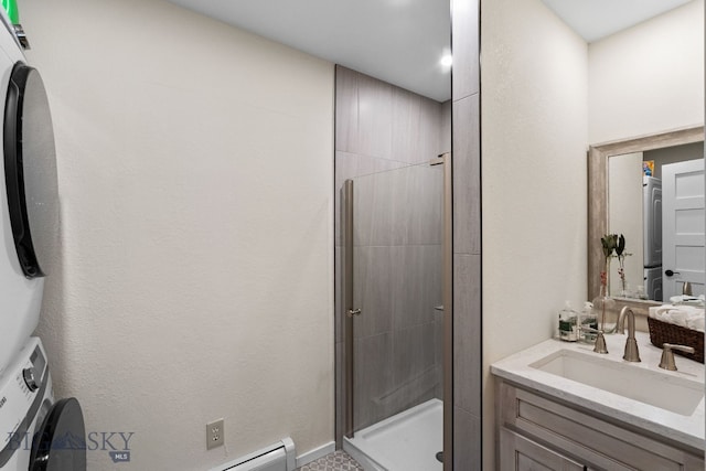 9 Park Plaza Rd, Bozeman, MT 59715 - bathroom with a shower stall and vanity