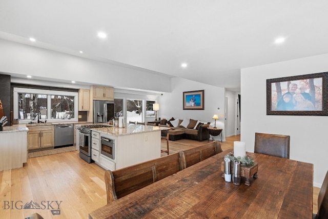9 Park Plaza Rd, Bozeman, MT 59715 - interior space with light wood-style floors and recessed lighting