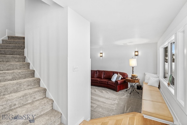 9 Park Plaza Rd, Bozeman, MT 59715 - stairs with carpet flooring